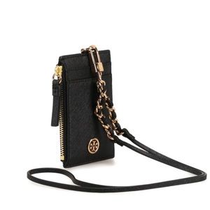 Tory Burch Robinson Lanyard Card Case